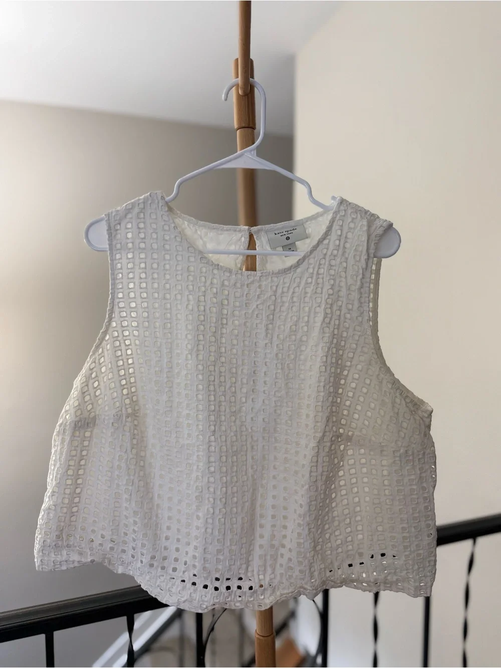 Kate Spade Sleeveless Tank Top Blouse Women’s Size 1X 100% Cotton